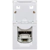 Legrand 076573 MOSAIC Lizdas vienvietis kompiuteris RJ45 kat.6a STP 1M balta 076573