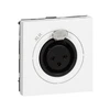 Legrand 078755 MOSAIC XLR-3 garso lizdas - 2 moduliai, baltas, moteriškas, Neutrik 078755