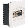 Legrand MESAIC SUB D lizdas su sraigtine jungtimi / 2moduliai / balta RS 232 9 kontaktai 078765