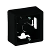 Legrand 754066 VALENA LIFE vienguba virštinkinė dėžutė, juoda 754066