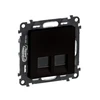 Legrand 756361 lizdas VALENA LIFE 2 x RJ45 kat. 5e utp juodas 756361