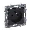 Legrand Niloe Selection Socket 2p+su 16A 250V (su sklende, automatiniais gnybtais) antracitas 762225