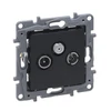 Legrand Niloe Selection TV-RD-SAT galinis lizdas žvaigždutėms 1.5db antracitas 762263