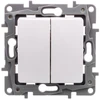 Legrand 10AX stor jungtis + 6A mygtukas balta (764509)