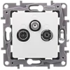 Legrand 764565 NILOE RTV-SAT antenos lizdas, 10 dB, baltas 764565