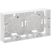 Legrand Paviršiaus montuojama dėžutė Legrand Niloe Step 863198 dviguba balta