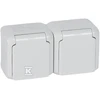 Legrand GN.2X2P+Z SHUTTERIP44 16A- FORIX PILKA