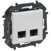 Legrand GN.2XRJ45 CAT.5E UTP Baltas NILOE STEP