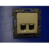 Legrand Dvigubas kompiuterio lizdas NILOE 2xRJ45 kt.6 UTP kremas - 664874