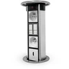 Legrand LGR Kolumna biurkowa niewyposażona do montażu w blacie gniazd standardu 22,5×45 mm (45x45mm), 8M (4x2M)