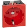 Legrand M45:2M GN.2P+Z BL.SCHUKO RAUDONA MOZAIKA