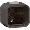 Virštinkinė dėžutė 1 vt. Plexo Legrand 069601L (antracitas)