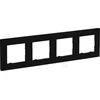 Legrand Niloe Step - keturvietis rėmelis 4x- juodos spalvos 863594