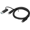 LENOVO HYBRID USB-C SU USB-A kabeliu