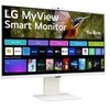 Monitorius LG 31.5" 32SR85U-W.AEU, Įstrižainė (coliai): 31.5, Įstrižainė (cm): 80, Kraštinių santykis: 16:9, Ekranas: IPS, Raiška: 3840x2160, Atnaujinimo dažnis: 60Hz, Atsako laikas GtG: 5ms, Ryškumas (maks.): 400 cd/m², Kontrastas (statinis): 1000:1, Matymo kampas: 178/178, Spalvų gama: DCI-P3, Spalvų gama