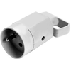 Lizdas 315-01 su įžeminimo kilpa 2P+Z 16A 250V IP20 Baltas VIPLAST 315-01