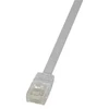 LOGILINK CF2051U LOGILINK Płaski Patch cord U/UTP kat.6, balta 2m