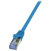 LOGILINK CQ3026S LOGILINK - Komutacinis kabelis Cat.6A 10G S/FTP PIMF PrimeLine mėlynas 0,50m