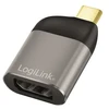 LOGILINK CUA0204 Adapteris USB typu C USB-C/M na DP/F 8K aliuminio juoda/pilka