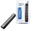 LogiLink UA0096 šakotuvai ir koncentratoriai 480 Mbit/s Juoda