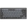 „Logitech MX Mechaninė Mini“ minimalistinė belaidė apšviesta klaviatūra – grafito – (JAV) INTL – 2,4 GHz/BT – N/A – EMEA – TACTILE