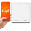 Luxury Goods ZigBee mygtuko nuotolinio valdymo pultas TUYA SC04 Smart 4 kanalai 12 scenų