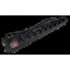 Maitinimo juostelė 19" 230V - 9 lizdai (F tipas - CEE 7/3 schuko), su LED jungikliu, 1,8 m laidu CEE 7/7 ALANTEC