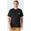 Marškinėliai Carhartt Irvine Hard Work Juodas