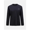 Marškinėliai mÄ™ska PEAK PERFORMANCE M Trail Wool Blend LS spalva juoda - L