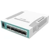Maršrutizatorius Mikrotik CRS106-1C-5S gigabito eterneto (10/100/1000) tinklo jungtys, PoE palaikymas, baltas