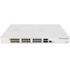 Maršrutizatorius Mikrotik CRS328-24P-4S+RM tinklo komutatorius Valdomas L2/L3 Gigabit Ethernet (10/100/1000) Maitinimas per Eternetą (PoE) 1U Balta