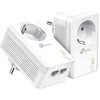 Maršrutizatorius TP-Link AV1000 2 POWERLINE STARTER KIT/2-PORT GIGABIT PASSTHROUGH