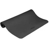 Gimnastikos kilimėlis jogai, pilatesui, fitnesui, 200x115 cm, 1 cm storio, TPE medžiaga, juodas, REBEL ACTIVE