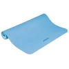 Gimnastikos kilimėlis jogai, pilatesui, fitnesui, 200x115 cm, 1 cm storio, TPE medžiaga, mėlyna, REBEL ACTIVE