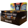 MAXELL ALKALINĖS LR6 AA 4VNT EKSPOZICIJA (30 vnt. blisterių/120 vnt. baterijų)