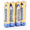 Maxell Šarminės baterijos ALKALINE LR03 LR3 AAA 4 vnt. 1,5V plėvelė
