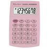 Men's Vector Vector KAV VC-210 PK pocket skaičiuotuvas, 8 digits, 64x98.5 mm, light pink