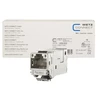 MTZ METZ CONNECT 130910KZ laido jungtis RJ45 Sidabras