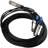 Šakotuvas „MikroTik XQ+BC0003-XS+“ | QSFP28 į 4x SFP28 išjungimo kabelis | 1x QSFP28 į 4x SFP28, 3 m