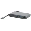 Mobilis 020027 doko stotelė Przewodowa USB 3.2 Gen 1 (3.1 Gen 1) Type-C Pilka