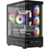 MODECOM Volcano Volcano AQ200 ARGB Midi Juodas