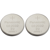 1x2 Panasonic CR 2032 Lithium Power