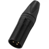 Monacor Jungtis XLR/m Neutrik NC3MXX-B