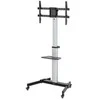 Laikiklis Manhattan Stojak mobilny TV 37-86" do 50kg regulowany PIVOT półka AV