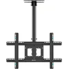ONKRON Ceiling mount for TV 32"-80" max 68 kg, tilt-swivel, juodas