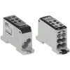MOREK Paskirstymo blokas OJL135A juodas AL/CU įėjimas: 1x2,5-35mm2 / 1x2,5-10mm2 išėjimas: 4x2,5-16mm2/2x2,5-10mm2 1000V MAB1135S10