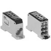 MOREK Paskirstymo blokas OJL135A juodas AL/CU įėjimas: 1x2,5-35mm2 / 1x2,5-10mm2 išėjimas: 4x2,5-16mm2/2x2,5-10mm2 1000V MAB1135S10
