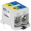 MOREK Złączka OTL-PEN150 geltona ir-žalia,mėlyna 2xAl/Cu 25-150mm² 1000V Zacisk universalus do instalacji TN-C-S MAA2150P10