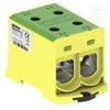 MOREK OTL240-2 jungtis, geltona-žalia spalva 2xAl/Cu 35-240mm2 1000V Universalus gnybtas MAA2240BY10