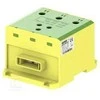 MOREK OTL300-3B jungtis geltonai žalia 3xAl/Cu95-300mm2 6x1x40 1000V/1500V Universalus gnybtas su įvadu lanksčiam bėgeliui MAA3300Y20